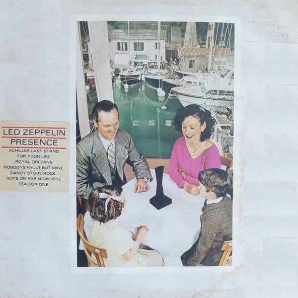 Capa de “Presence”, de Led Zeppelin