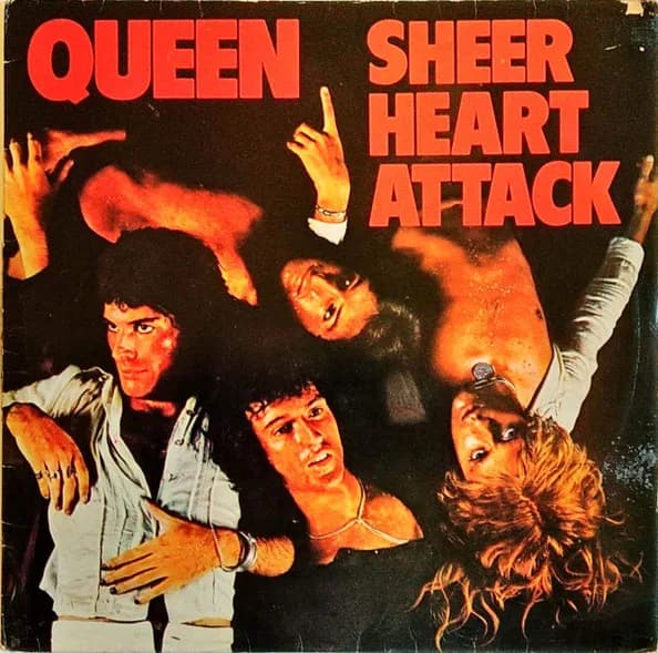 Capa de “Sheer Heart Attack”, de Queen