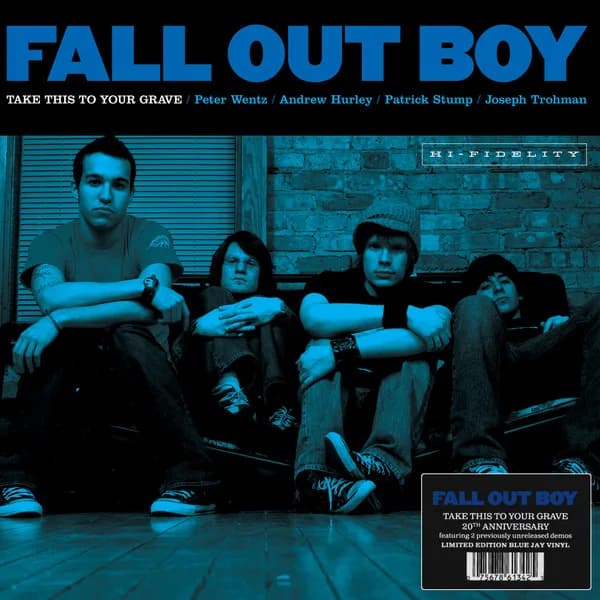 Capa de “Take This To Your Grave”, de Fall Out Boy
