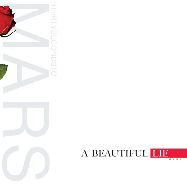 Capa de “A Beautiful Lie”, de Thirty Seconds To Mars